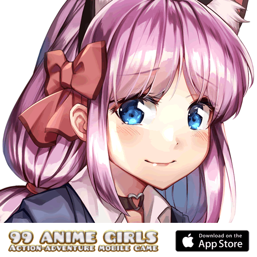 99 Anime Girls Action Adventure Game Featuring Cute Anime Girls